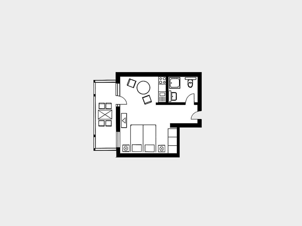 Strandvillen Binz - 1-Raum-Ferienwohnung Mit Balkon Sv-557 Εξωτερικό φωτογραφία